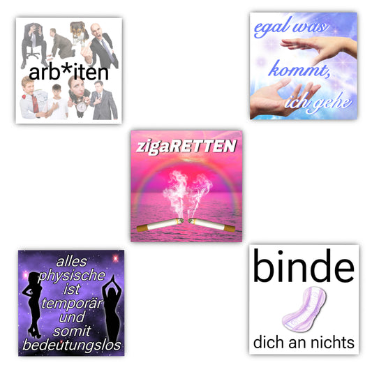 Nur der neueste Drop (jeweils 2 Sticker, 10 Stück)